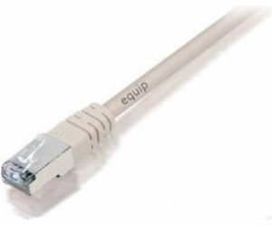 Equip Patchcord Cat6A, S/FTP, 2m, šedý (605601)