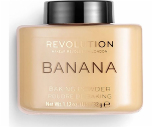 Makeup Revolution sypký prášek do pečiva banán, 32 g