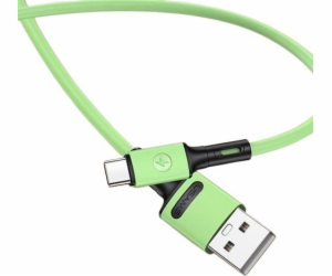 Usams USB-A – USB-C kabel USB 1 m zelený (69875-uniw)