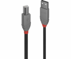 Lindy USB-A - USB-B USB kabel 5 m černý (36675)