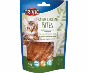 Trixie Pochoutka PREMIO Catnip Chicken Bites, 50 g (TX-42...