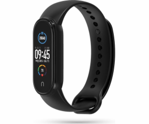 Silikonový pásek Tech-Protect Mi Smart Band 5, černý