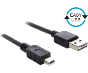 Delock USB kabel USB-A - miniUSB 5 m černý (83365)