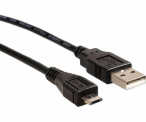 Maclean USB-A - microUSB kabel 3 m černý (MCTV-746)