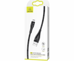 Usams USB-A – Lightning kabel 3 m černý (63790-uniw)