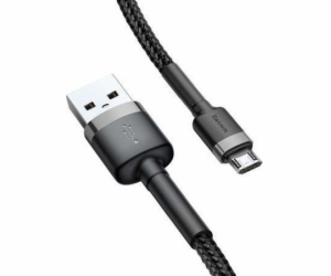 Baseus USB-A - microUSB USB kabel 1 m Černošedý (CAMKLF-BG1)