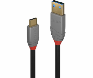 Lindy USB-A – USB-C USB kabel 1,5 m šedý (36912)