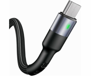 Usams USB-A - microUSB USB kabel 1 m Černý