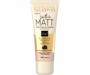 Eveline Satin Matt 4v1 102 Vanilka 30ml