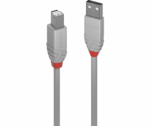 Lindy USB-A - USB-B USB kabel 1 m černý (36682)