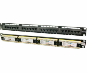 LogiLink Patch panel 19 1U 24x RJ-45 Cat.6 Black (NP0004)