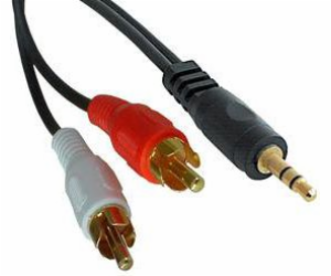 Lindy Jack 3,5mm - RCA (Cinch) kabel x2 1m černý (35680)