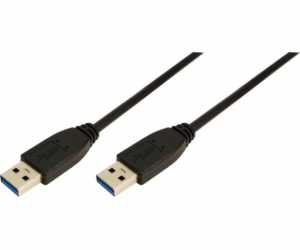 LogiLink USB-A - USB-A USB kabel 2 m černý (KabelUSB3.0Ty...