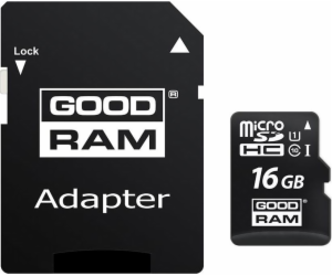 Karta GoodRam MicroSDHC 16 GB Class 10 UHS-I/U1 (M1AA-016...