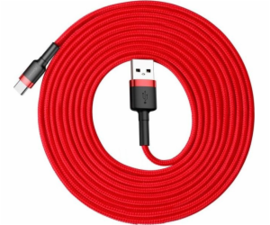 Baseus USB-A - USB-C USB kabel 3 m červený (CATKLF-U09)