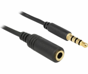 Delock kabel Jack 3,5 mm - Jack 3,5 mm 1 m černý (84666)