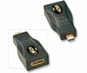 Lindy HDMI Micro - HDMI Mini AV adaptér černý (41296)