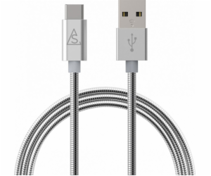 BlueLounge USB-A – USB-C kabel USB 1 m stříbrný (613362)