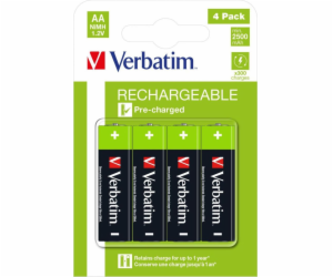 Baterie Verbatim AA / R6 2500mAh 4 ks.