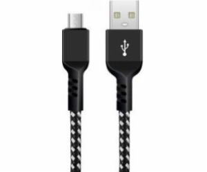 Maclean USB-A - microUSB kabel 1 m černý (MCE473)