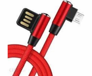 Libox USB-A - microUSB USB kabel 1 m červený (LB0149)