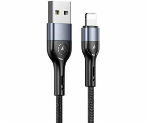 Usams USB-A – Lightning kabel 1 m černý (SJ448ZJ01)