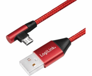 LogiLink USB-A - microUSB USB kabel 1 m červený (CU0150)