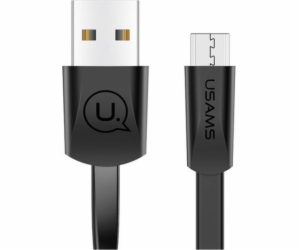 Usams USB-A - microUSB kabel 1,2 m černý (SJ201MIC01)