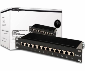 Digitus Patch panel 10 1U 12x RJ-45 kat. 6 LSA (DN-91612S)