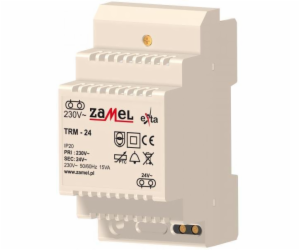 Zamel Bell transformátor 230/24V AC 15VA TRM-24