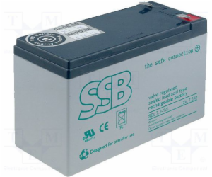 SSB baterie 12V/7,2Ah (SBL 7,2-12L)