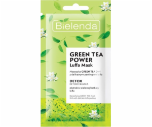 Bielenda Green Tea Power 2v1 maska s peelingem Luffa