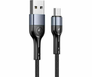 Usams USB-A - microUSB USB kabel 1 m černý (SJ450ZJ01)