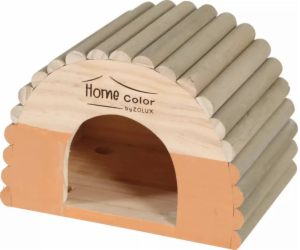 Dřevěný domek Zolux Home Color z kulatiny S 150x210x150 mm