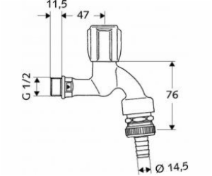 Schell Comfort kohoutek 1/2 chrom (033510699)