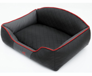 Hobbydog Elite Bed - Black - grafitové XL bočnice