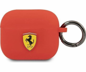 Ferrari FEA3SILRE ochranné pouzdro pro AirPods 3 červené