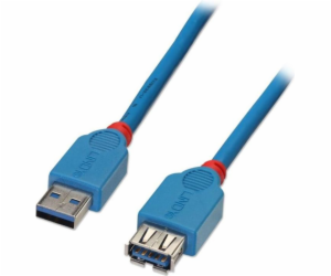 Lindy USB-A - USB-A USB kabel 0,5 m Modrý