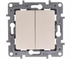 Legrand Double button Niloe 6A cream (764608)