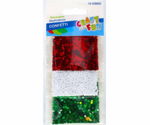 Craft with Fun LOSE CONFETTI MIX 14G/3PCS CF PBH 12/288