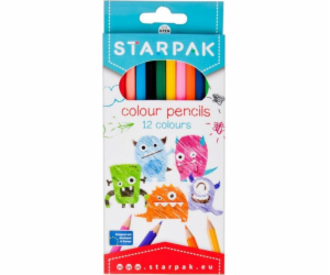 Pastelky Starpak a OLO 12KOL/180MM STARPAK PUD 12/144