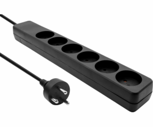 ProXtend Danish Power Strip 6 zásuvek 10 m černá