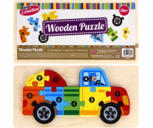 Mega Creative DREW AUTO PUZZLE 10EL 14X30 MC WOOD FOL 88