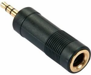 Lindy AV adaptér Jack 3,5 mm - Jack 6,3 mm černý (35621)