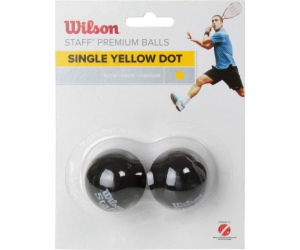 Wilson Wilson Staff Squash Yellow Dot 2 Pack Ball WRT6178...