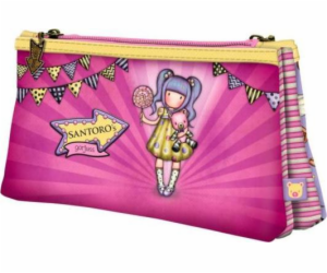 Santoro Double Pencil Case Gorjuss Fairground First Prize