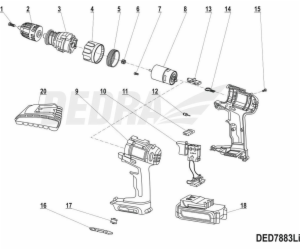 Sklíčidlo Dedra Drill