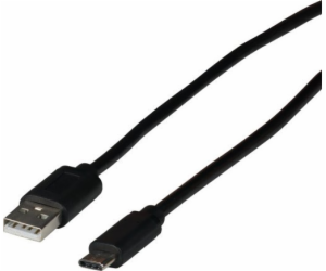 EFB USB kabel USB-A - USB-C 3 m černý (EBUSBC-USB20AK.3)