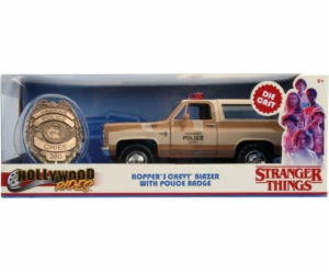 Dickie Auto Chevy K5 1980 Stranger Things POLICIE 1:24 Di...