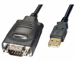 Lindy USB-A USB kabel – 1 m šedý (42845)